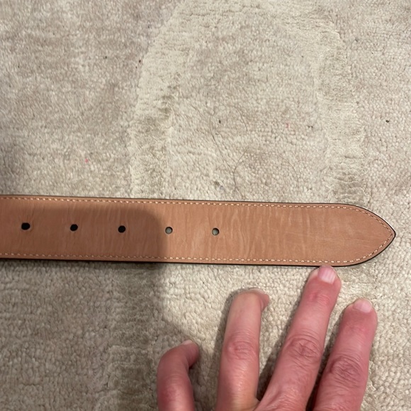 Fendi Women’s Python Print Logo Belt - Picture 4 of 10